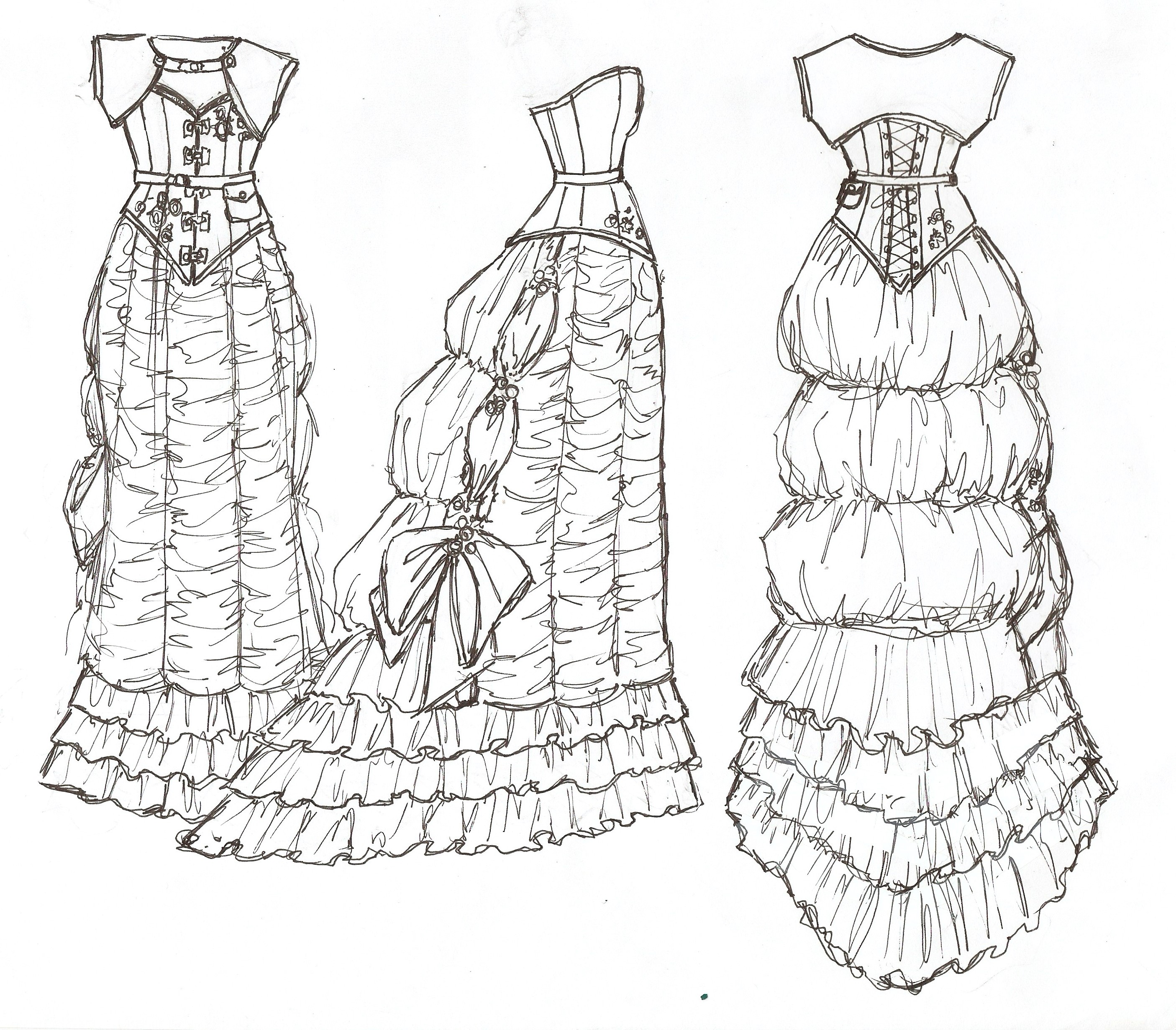 Sketching in Fashion Designing