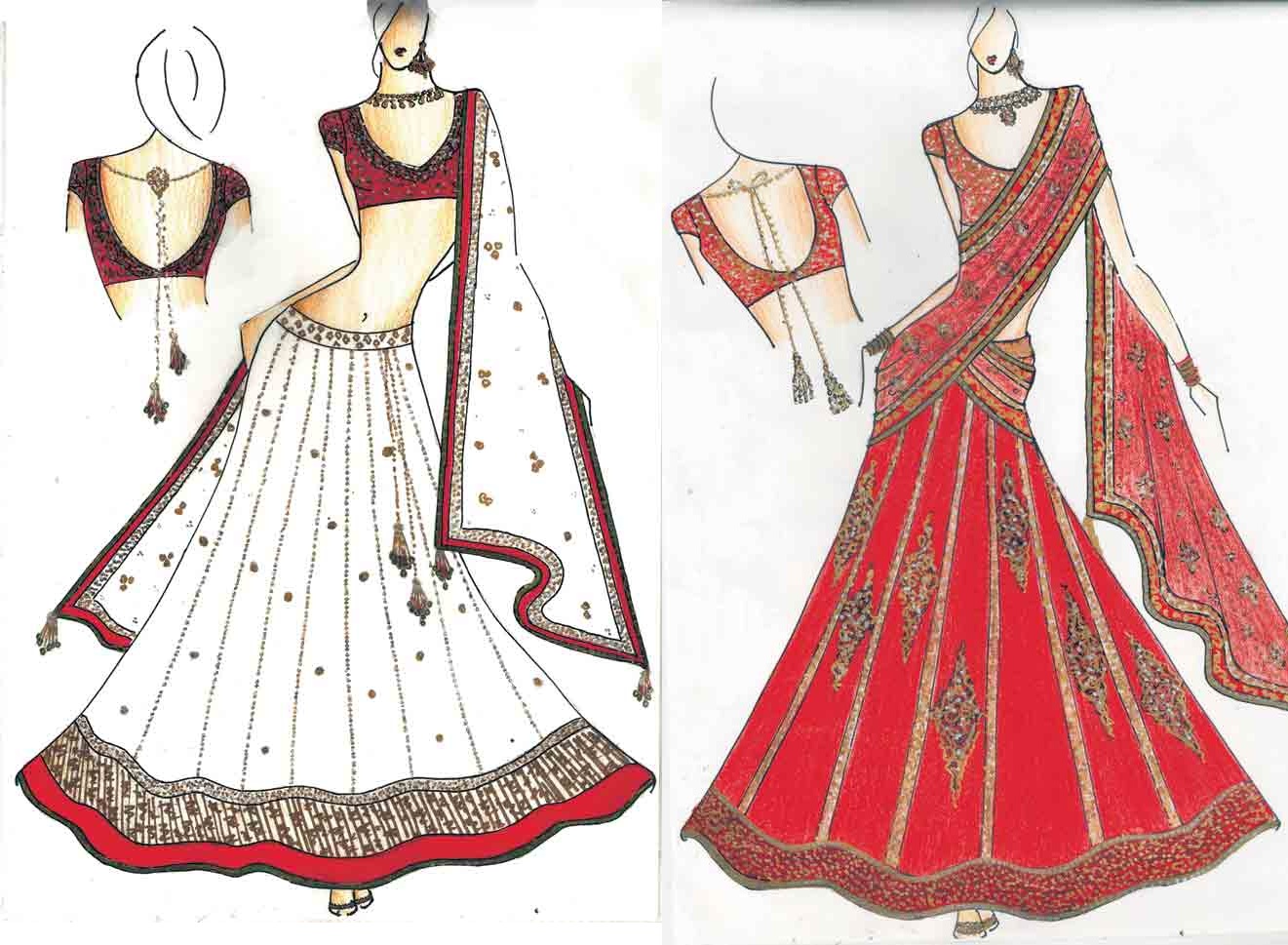 Sketching in Fashion Designing